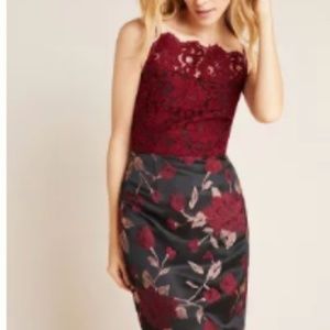 Candace Jacquard Lace Mini Dress